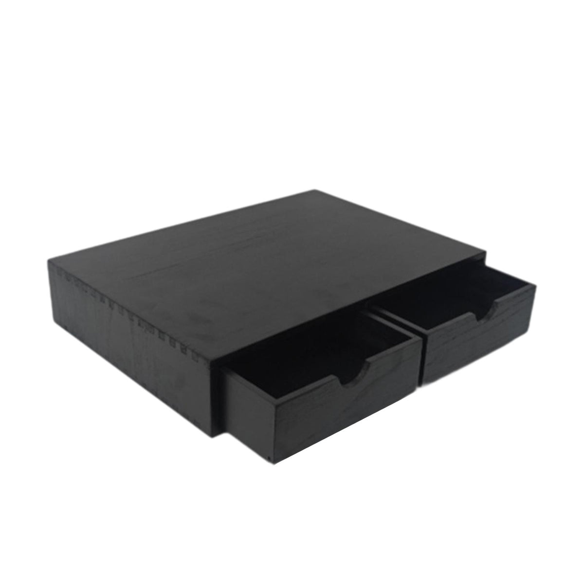 Maxbell Wood Coffee Pod Storage Box Coffee Machine Stand for Kitchen Countertop Home Black