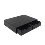 Maxbell Wood Coffee Pod Storage Box Coffee Machine Stand for Kitchen Countertop Home Black