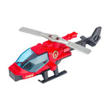 Maxbell Diecast Alloy Helicopter for Boy and Girl Cake Decoration Ornament Plane Toy red