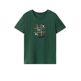 Maxbell Maxbell Womens T Shirt Summer Clothes Crewneck Shirt for Commuting Daily Wear Office XXL Green