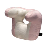 Maxbell Napping Pillow Lightweight Comfortable Headrest for Office Library Men Women Pink