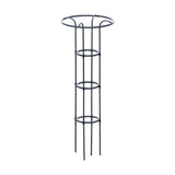Maxbell Garden Obelisk Trellis Metal Plant Trellis for Climbing Plants Flowers Vines 130cm Black