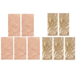 Maxbell 10 Sheets Gold Leaf Gilding Foil Paper for DIY Craft 7x14cm Gold/Rose gold