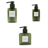 Maxbell 3pcs Foaming Soap Pump Dispenser Cosmetic Container Bottle Green