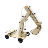 Maxbell Hydraulic Lifting Excavator Toy Wood Toy Novelty for Ages 8-12 Teaching Tool