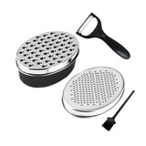 Maxbell Maxbell Kitchen Cheese Grater Multiuse Vegetable Cutter for Onions Vegetables Ginger Black
