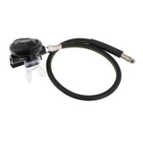 Maxbell Second Stage Scuba Diving Diver Regulator with Mouthpiece for Diving Outdoor Black