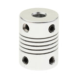 Maxbell Flexible Couplings 6.35mm to 6.35mm Shaft for NEMA 17 RepRap 3D Printer or CNC Machine - Aladdin Shoppers