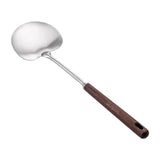 Maxbell Stainless Steel Wok Spatula Easy to Clean Cooking Utensil for Kitchen Frying 35cmx10.7cm