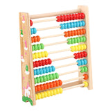 Maxbell Wooden Abacus for Kids Math Wooden Counting Number Frame for Kids Elementary