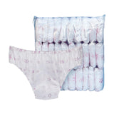 Maxbell 30Pcs Non Woven Briefs Soft Breathable Portable Briefs for SPA Fitness Hotel Floral pattern