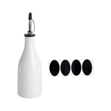 Maxbell Maxbell Cooking Oil Bottle Ceramic Large Capacity 300ml Shoyu Sauce Dispenser Bottle White