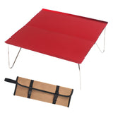 Maxbell Maxbell Portable Small Folding Table Lightweight for Outdoor Camping Picnic Red