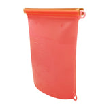 Maxbell Silicone Food Storage Bag Breastmilk Freezer Bags for Cereal Vegetable Fruit Red
