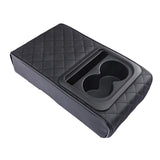 Maxbell Maxbell Center Console Cushion with Cup Holder Phone Holder Middle Console Protector grid