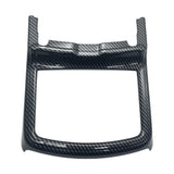 Water Cup Holder Frame Trim Cover Decor Replacement for Dodge 2016-2021 Black Carbon Fiber