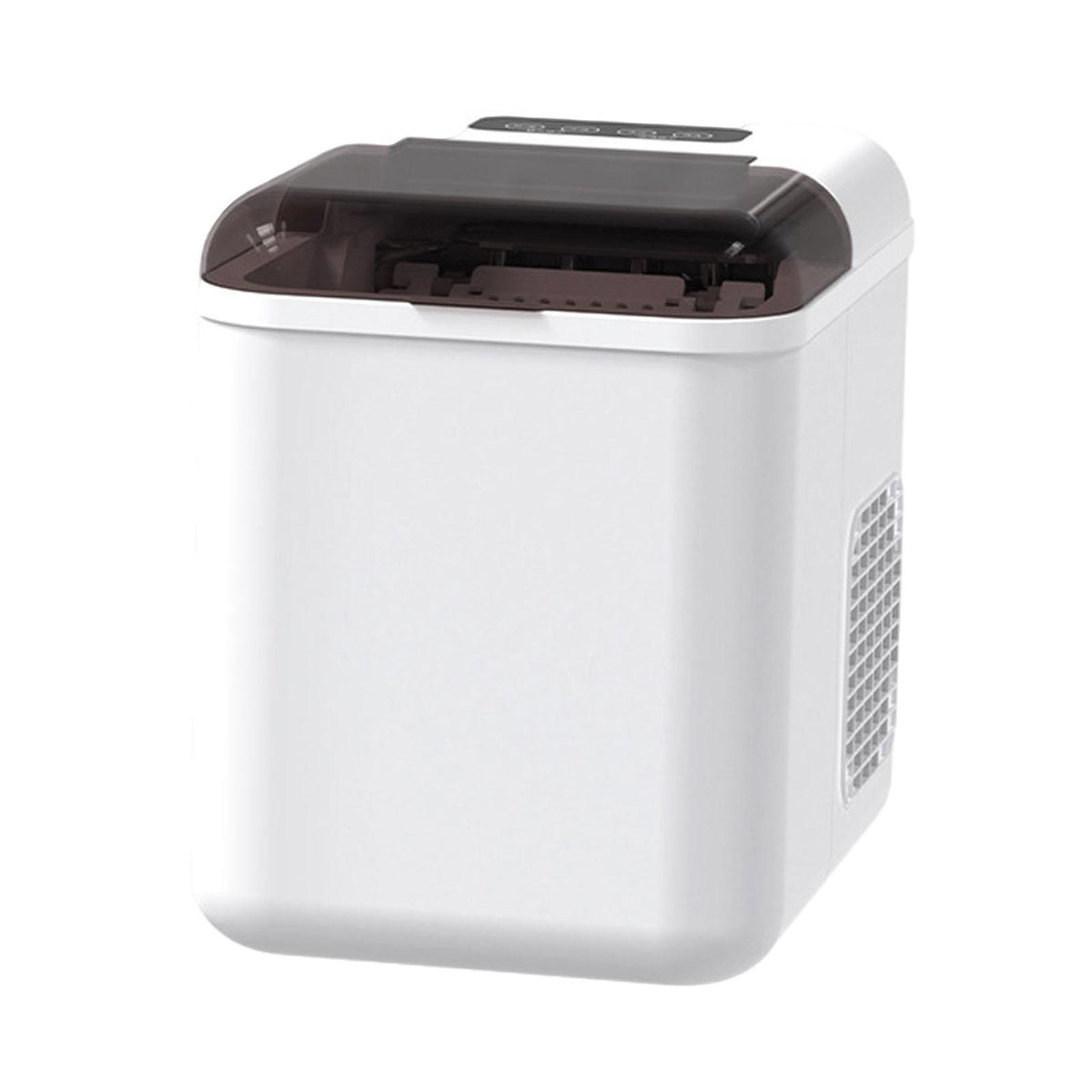 Maxbell Ice Maker Machine Mini Automatic Ice Making Machine for Office Party Kitchen White