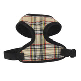 Maxbell Maxbell Pet Dog Puppy Plaid Mesh Adjustable Harness Clothes Size XL Yellow