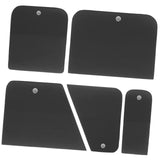 Maxbell 5x Generic PPF Squeegees TPU Squeegees for Mirror Paint Protection Film Black