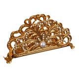 Maxbell Napkin Holder Metal Napkin Dispenser for Coffee Shop Countertop Dining Table Gold