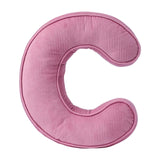 Maxbell Letter Plush Pillow Ornament Educational Plush Toy for Couch Bed Letter C