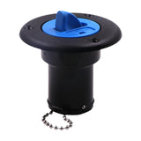 Maxbell RV Water Inlet Easy Installation Boat Deck Fill Port for Boat  Black
