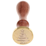 Maxbell Vintage Sealing Wax Seal Stamp Christmas Tree Santa Claus for Invitation DIY