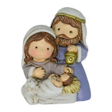 Maxbell Nativity Scene Figurine Religious Gift Resin Mini for Bookshelf Indoor Party