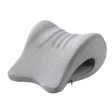 Maxbell Neck Support for Office Chair Removable Cover Desk Napping Pillow for Adults Gray