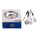 Maxbell 1:12 Dollhouse Miniature Kitchen Gas   Burner & Cooker Utensils Tool Set