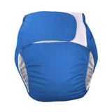 Maxbell Adult Cloth Diaper Elastic Undewears for Elderly Woman and Man Senior People Blue