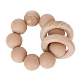 Maxbell 2pcs Teething Beads Bracelet Beads Teething Stuff for 0-6 Month Toddler