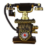 Phone Model Large Creative Resin Vintage Rotary Telephone for Cafe Bar Store C01