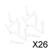 26x100Pcs 38mm Plastic Claw Shape Golf Tees