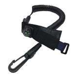 Maxbell Kayak Paddle Leash with Mini Compass Coiled Lanyard Stretchable for Boating - Aladdin Shoppers