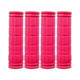 Maxbell 4Pcs Bike Handlebar Grips Anti Slip for Road Bikes Kids Folding Bicycles Pink