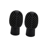 Maxbell 2x Drumstick Dampeners Portable Mute Replacement Drum Practice Tips for Drum Black