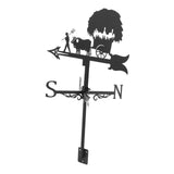 Maxbell 2pcs Weather Vane Farm Scene Roof Mount for Backyard Garden