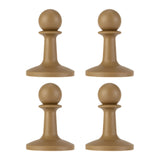 Maxbell 4 Pieces Protection Cap Anti Thunder for Mountaineering Travel Lovers Hiking Brown