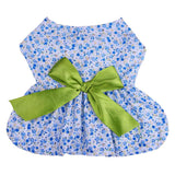 Maxbell Maxbell Puppy Dog Floral Princess Dress with Bownot Costume for Party Wedding Show Purple Dot