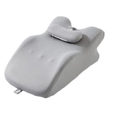 Maxbell Back Pillow Wedge for Bed Memory Foam Versatile for Home Living Room Leaning Light Grey