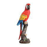 Maxbell Bird Animal Figurine Sculpture Cabinet Pond Bedroom Home Resin Parrot Statue