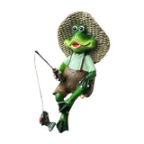 Maxbell Frog Garden Statue Creative Collectible Ornament Garden Sculpture Home Decor