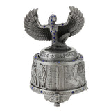 Vintage Zinc Alloy Music Egyptian Goddess Coins Piggy Bank Box Birthday Gift - Aladdin Shoppers