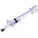 Maxbell Maxbell Universal Folding Bike Handlebar Stem W/Teeth Bicycle Adjustable Stem Silver