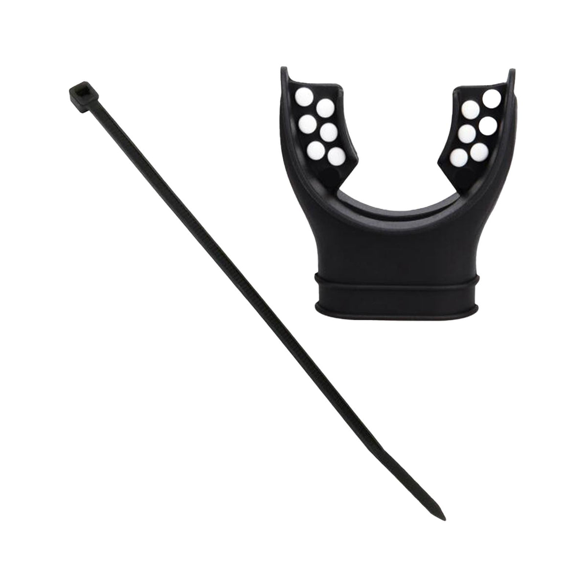 Maxbell Maxbell Scuba Diving Regulator Mouthpiece Replacement Silicone Bite for Accessories black and white