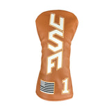 Maxbell Golf Club Cover Anti Scratch Equipment for Women Portable Protection L Khaki White Text