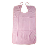 Maxbell Maxbell Waterproof Washable Adult Disability Bib Mealtime Cloth Protector Apron Pink