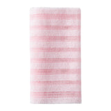 Maxbell Exfoliating Washcloth Towel Sturdy Japanse Long Body Scrub for Men and Women Pink