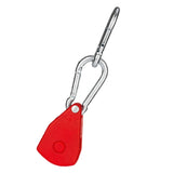 Maxbell Ratchet Pulley Tensioning Device with Carabiner Hooks Rope Tightener Ratchet Red Small